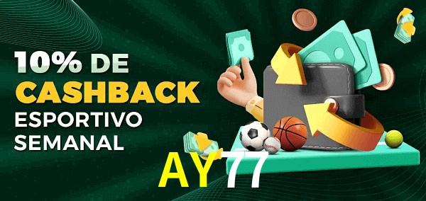 10% de bônus de cashback na AY77